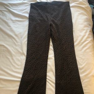 Animal Print Crop Flare Zara Pants